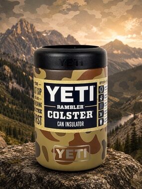 YETI Rambler Colster Can Insulator 12oz - Wetlands Camo